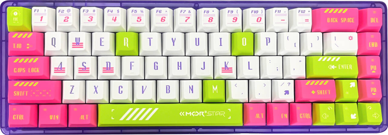 ANEEX EK68F -Key Custom 3D-Printed Tri-Mode Wireless Mechanical Keyboard
