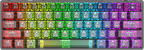 ANEEX BKB610 Ice-Clear Full Transparent Tri-Mode Mechanical Keyboard