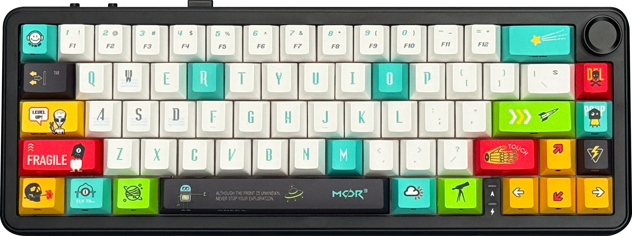 ANEEX K30 Gasket Mount Tri-Mode Keyboard with Media Knob